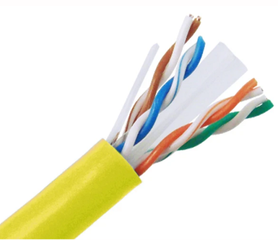 CAT6A 벌크 이더넷 케이블, 차폐 S / FTP, 23AWG 솔리드 구리, 실내.