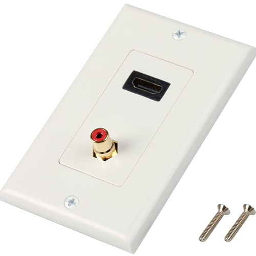 HDMI RCA 월 플레이트